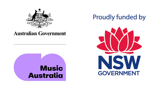 Music Australia NSW logos